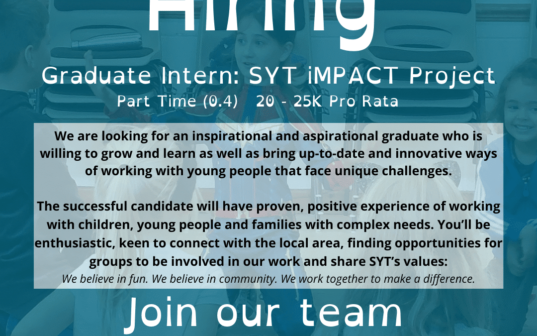We are Hiring – Graduate Intern